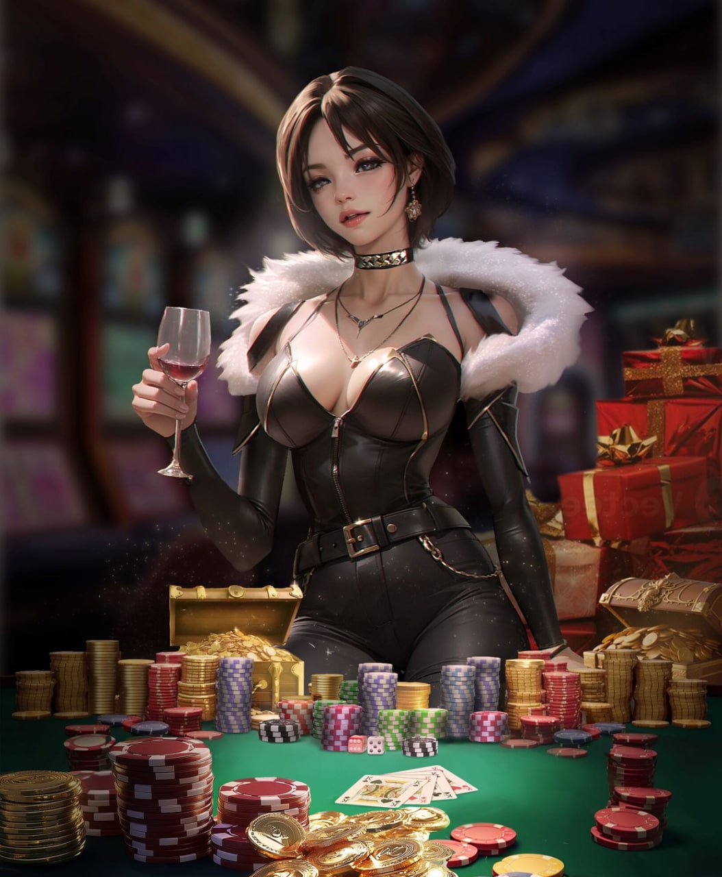 Tampilan dealer live casino dalam permainan online di winslot